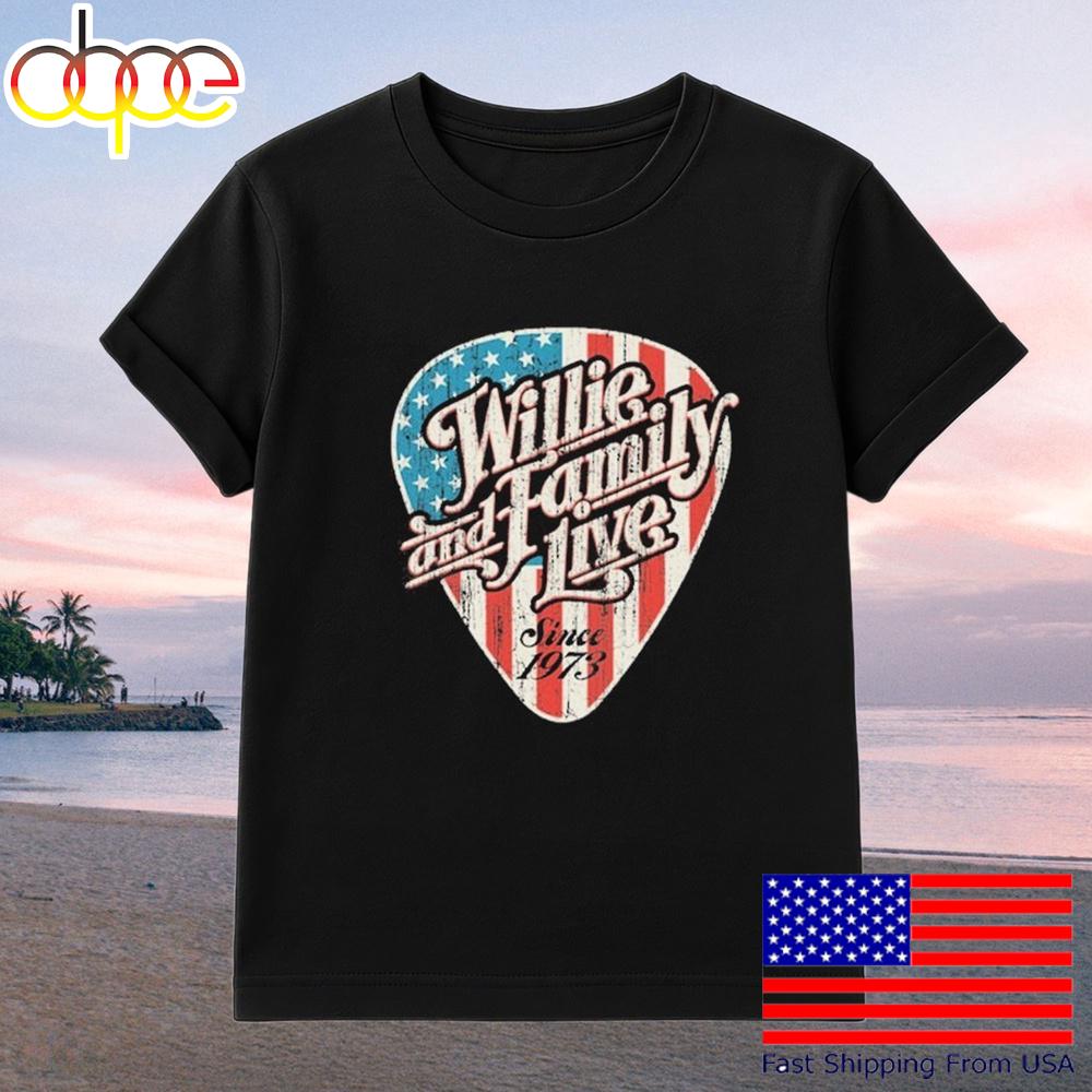 Willie Nelson Willie And Family Live Since 1973 T-Shirt