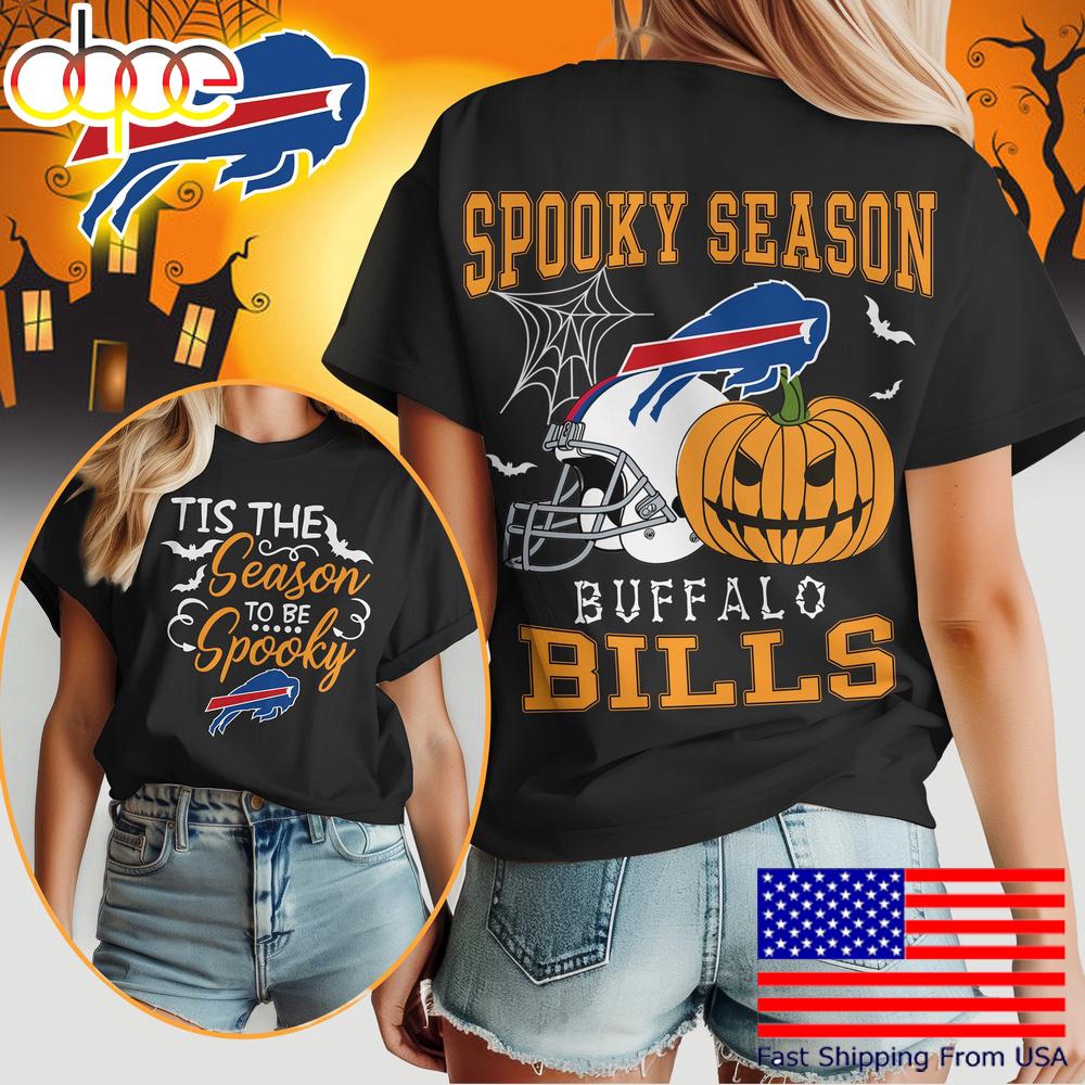 Buffalo Bills Halloween Spooky Season Women's Shirt