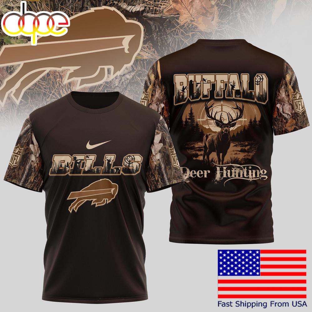 Buffalo Bills NFL Deer Hunting In The US T-Shirt
