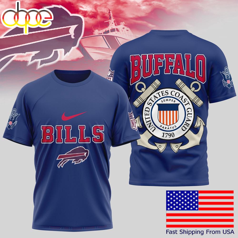 Buffalo Bills NFL United States Coast Guard T-Shirt