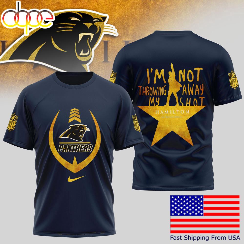 Carolina Panthers Hamilton An American Musical T-Shirt
