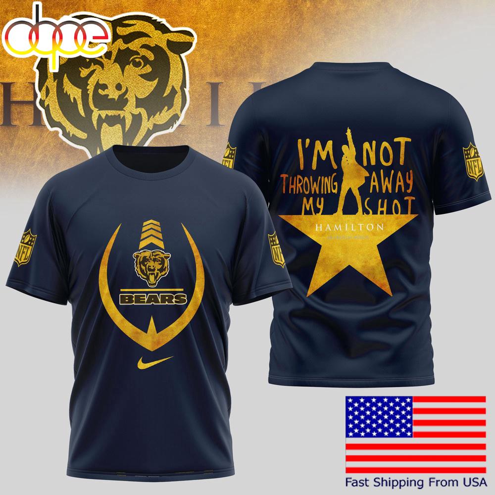 Chicago Bears Hamilton An American Musical T-Shirt