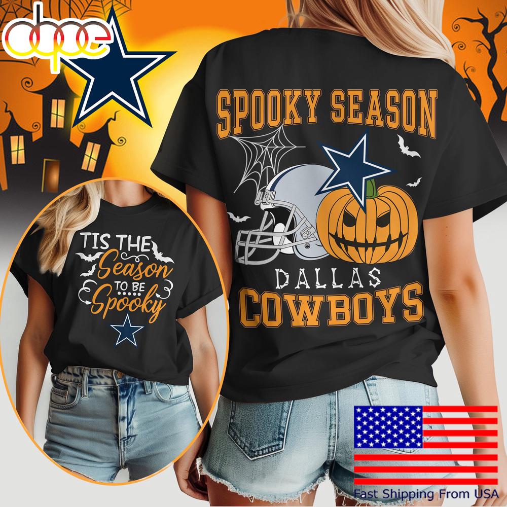 Dallas Cowboys Halloween Spooky Season Women's Shirt
