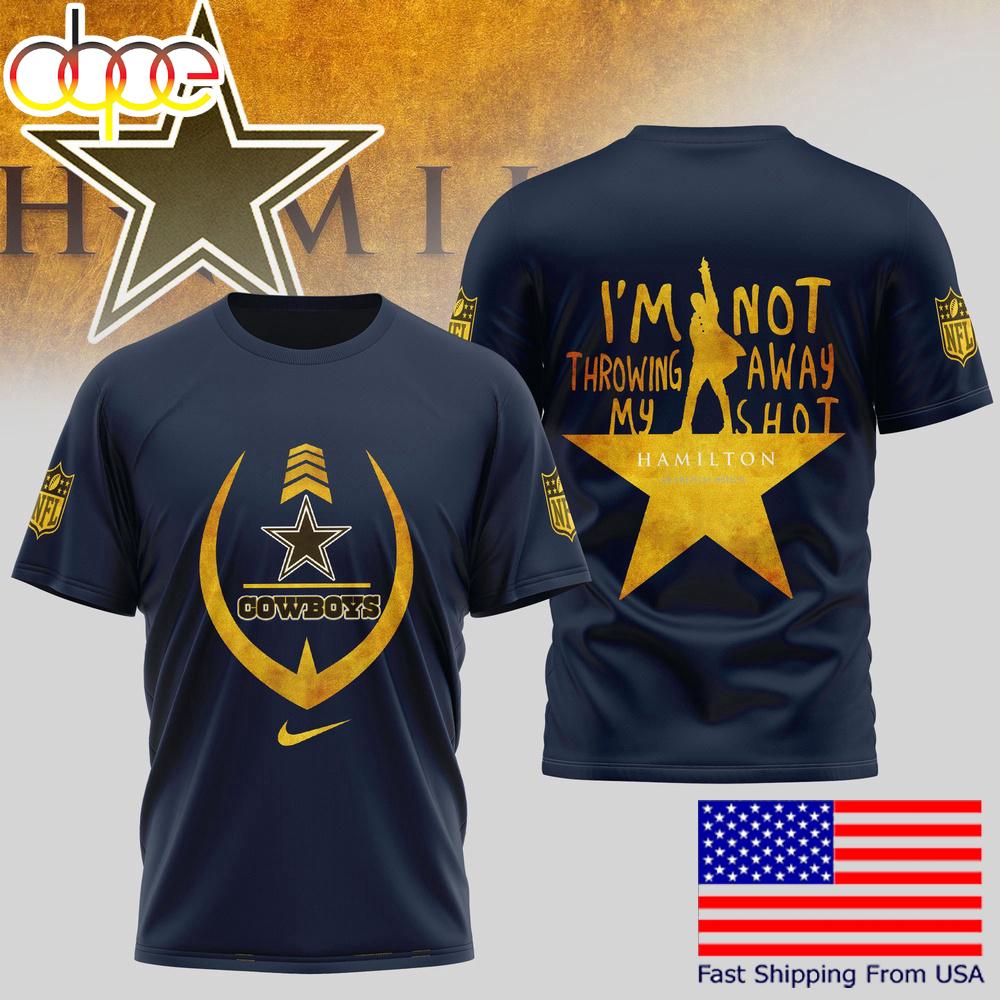Dallas Cowboys Hamilton An American Musical T-Shirt