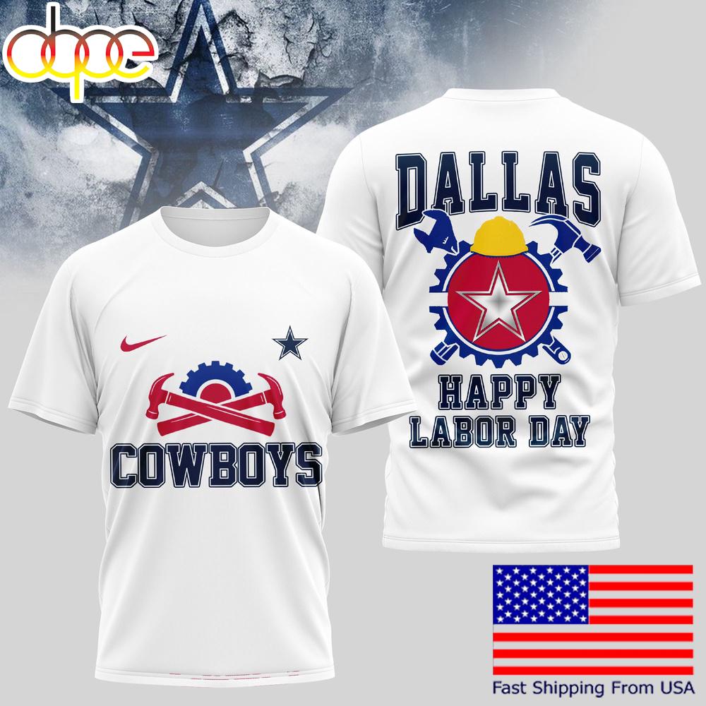Dallas Cowboys NFL Happy Labor Day T-Shirt