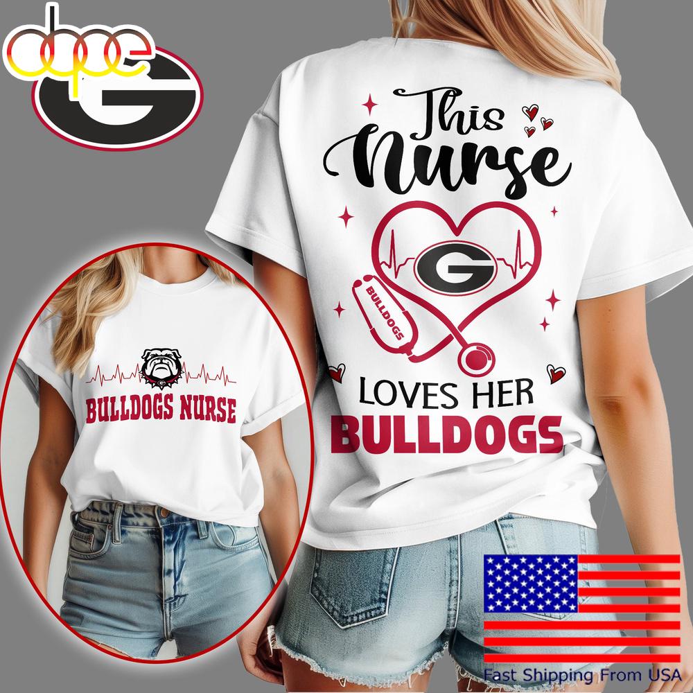 Georgia Bulldogs Nurse Appreciation Month Women's Shirt