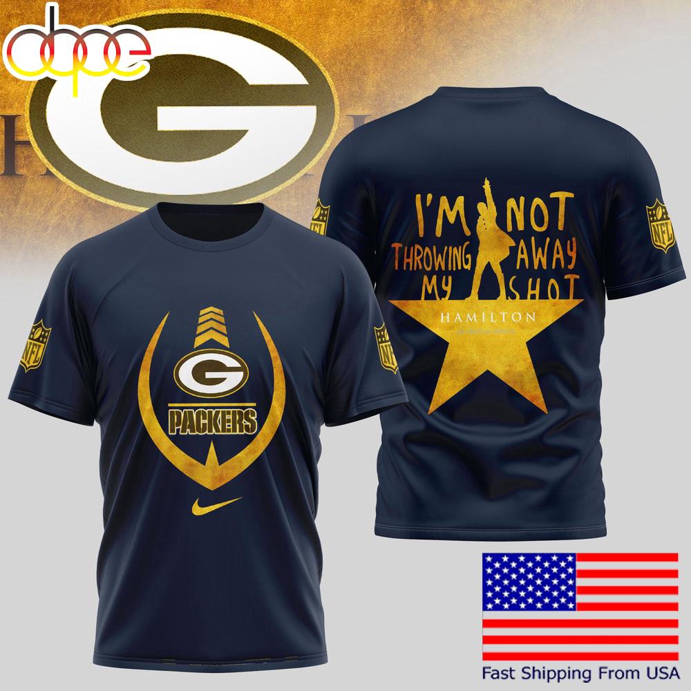 Green Bay Packers Hamilton An American Musical T-Shirt