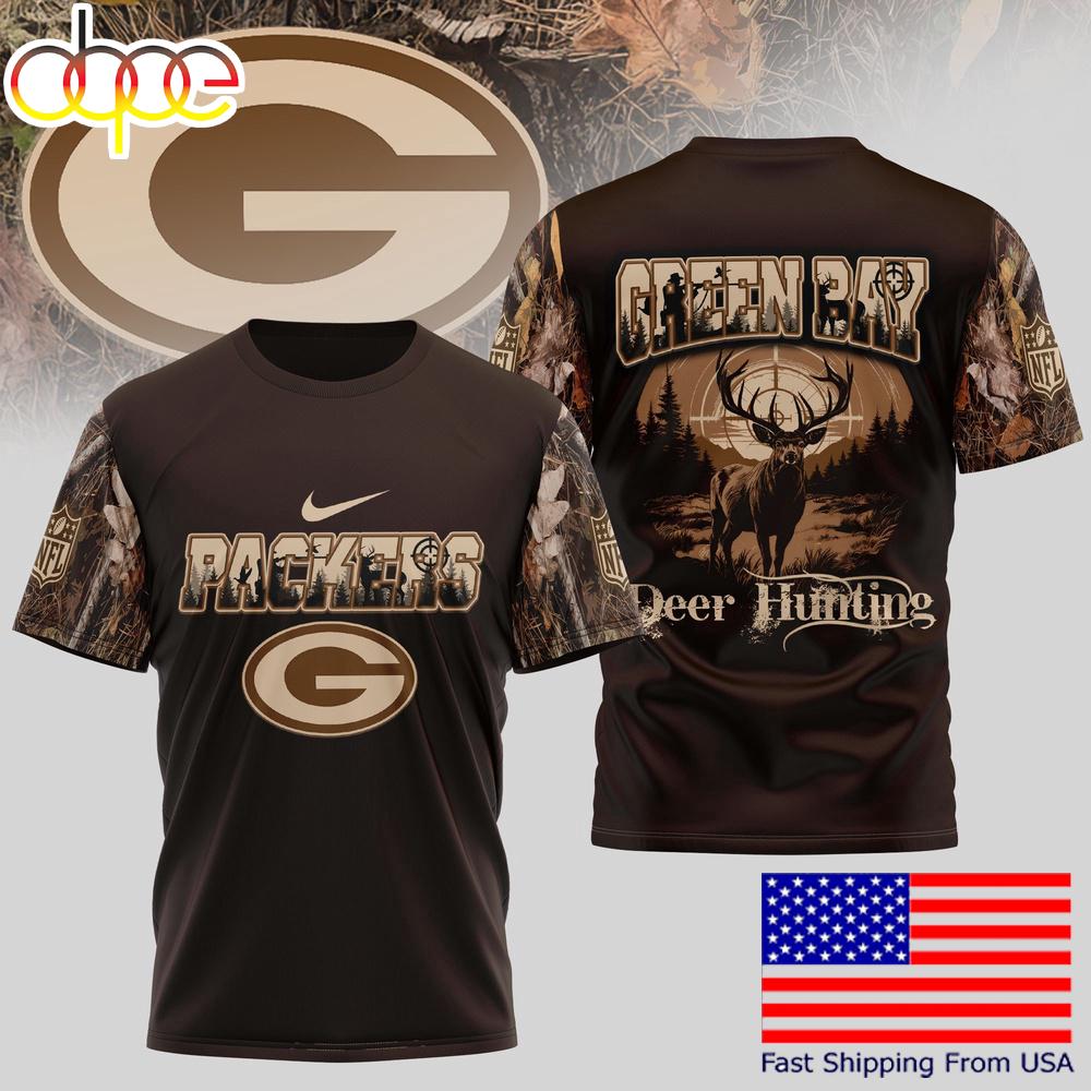 Green Bay Packers NFL Deer Hunting In The US T-Shirt