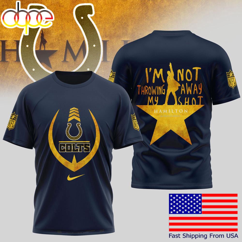 Indianapolis Colts Hamilton An American Musical T-Shirt