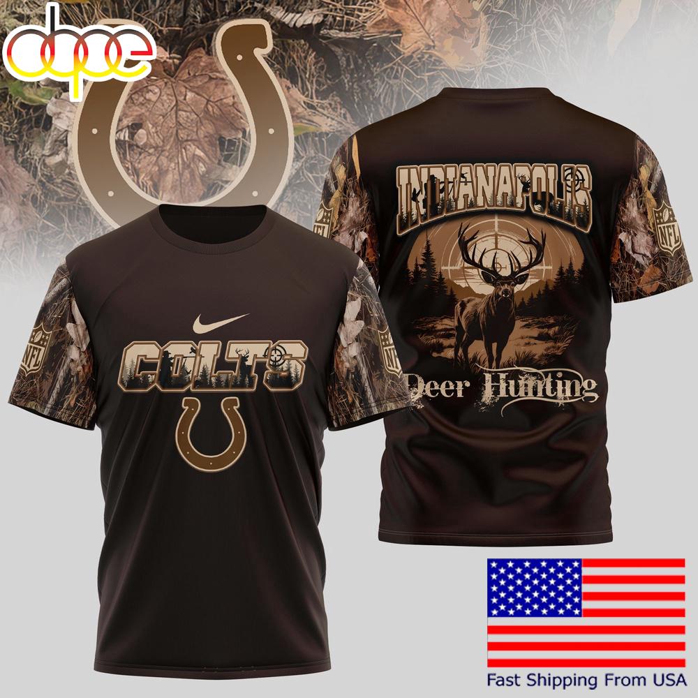 Indianapolis Colts NFL Deer Hunting In The US T-Shirt