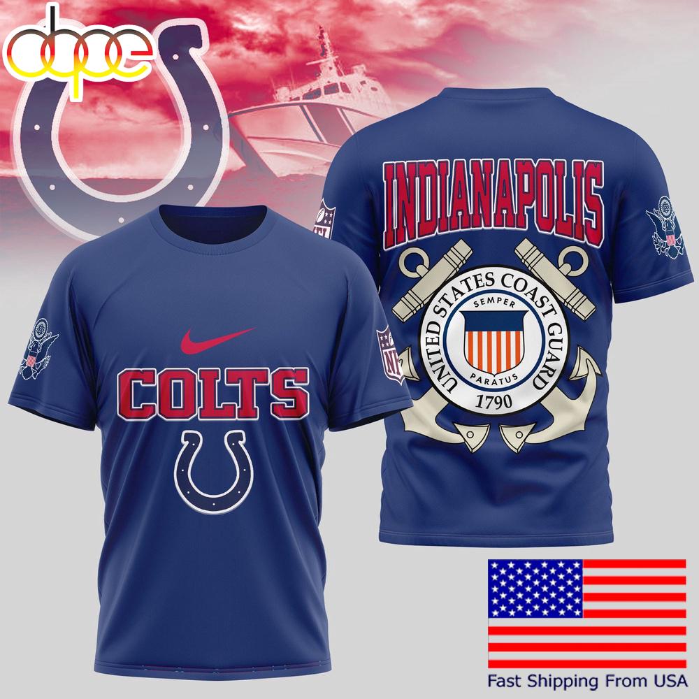Indianapolis Colts NFL United States Coast Guard T-Shirt