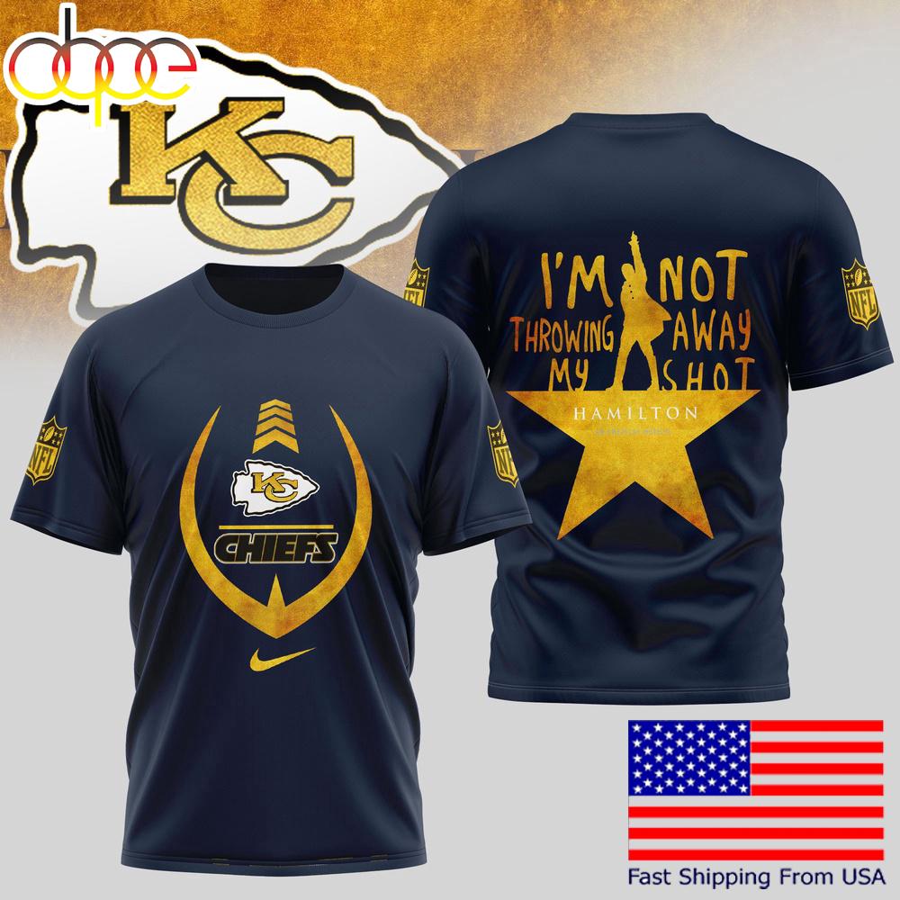 Kansas City Chiefs Hamilton An American Musical T-Shirt