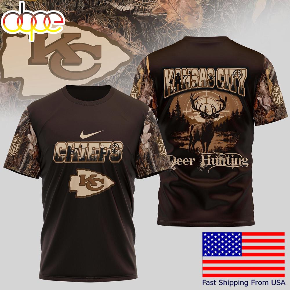 Kansas City Chiefs NFL Deer Hunting In The US T-Shirt