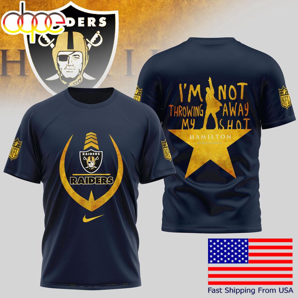 Las Vegas Raiders Hamilton An American Musical T-Shirt