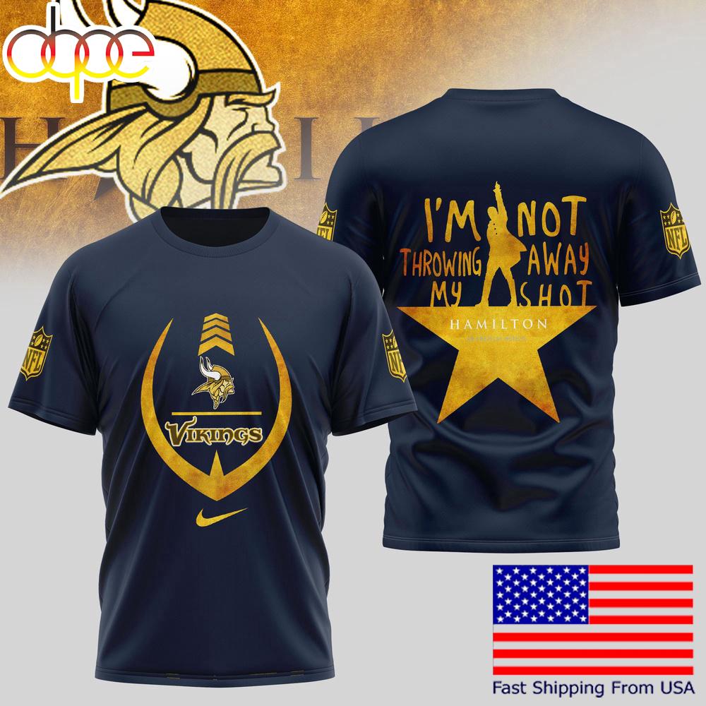 Minnesota Vikings Hamilton An American Musical T-Shirt