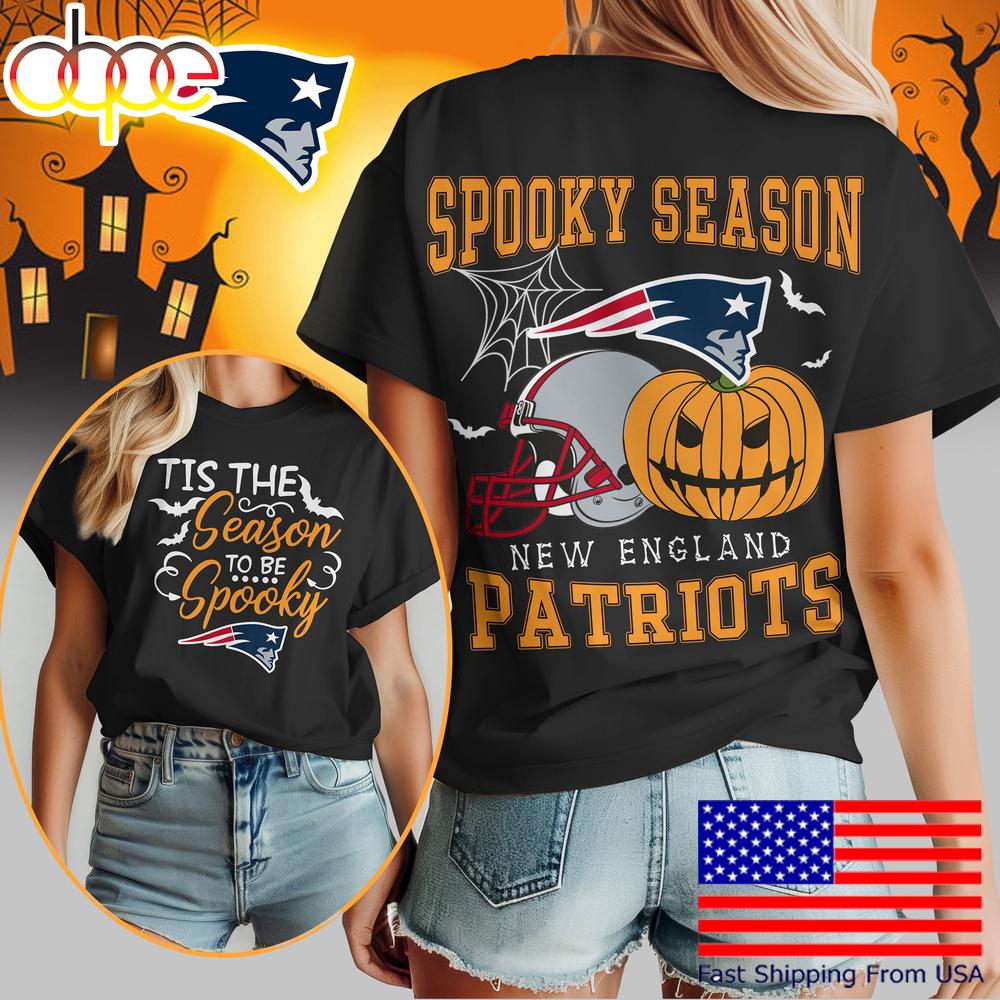 New England Patriots Halloween Spooky Season Women's Shirt