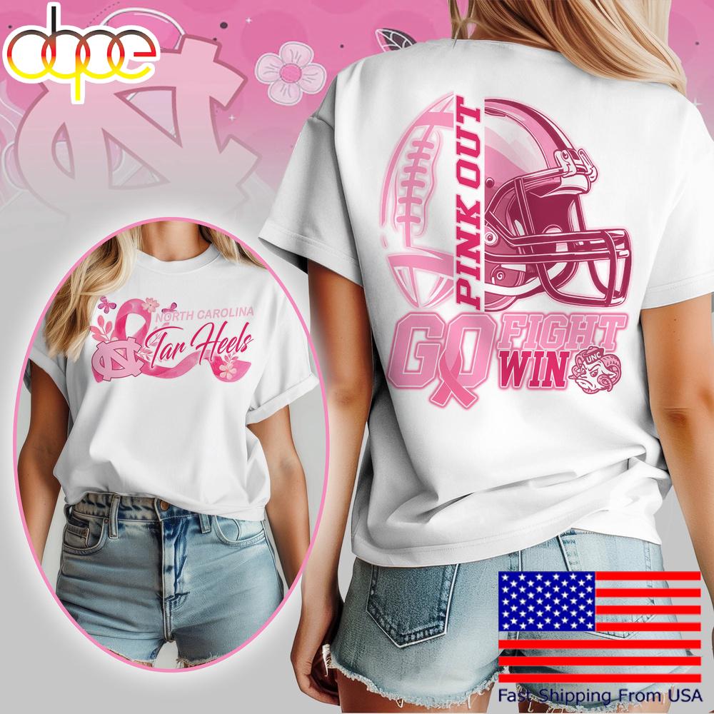 North Carolina Tar Heels NCAA Tackle Breast Cancer Women's Shirt