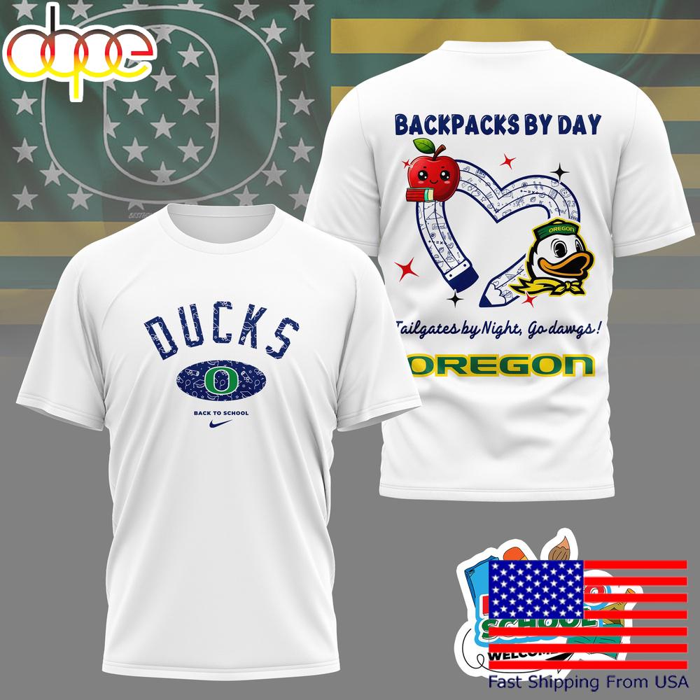 Oregon Ducks Welcome Back To School 3D Shirt