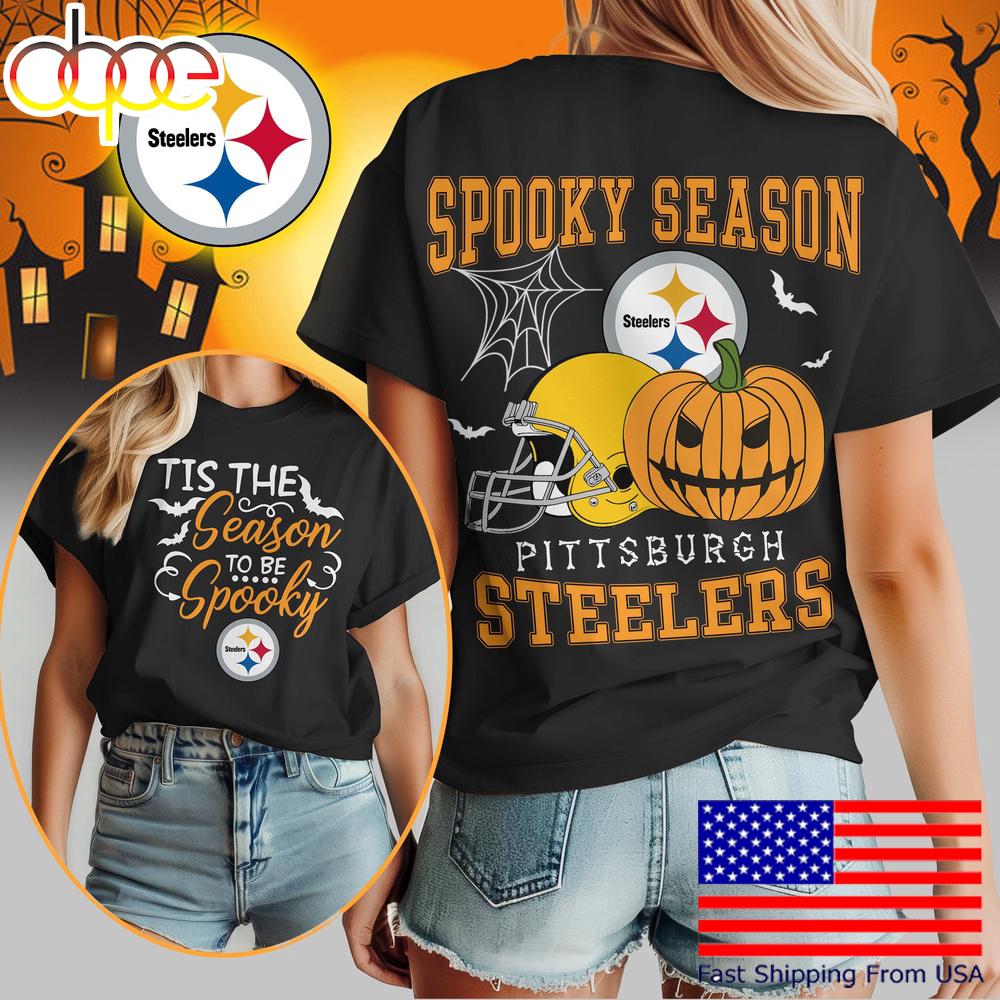 Pittsburgh Steelers Halloween Spooky Season Women's Shirt