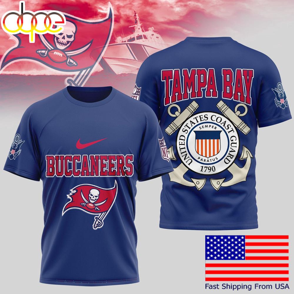Tampa Bay Buccaneers NFL United States Coast Guard T-Shirt