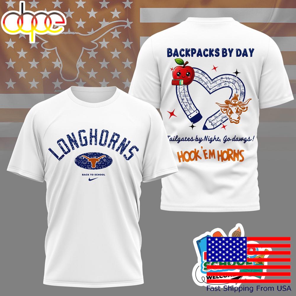 Texas Longhorns Welcome Back To School 3D Shirt