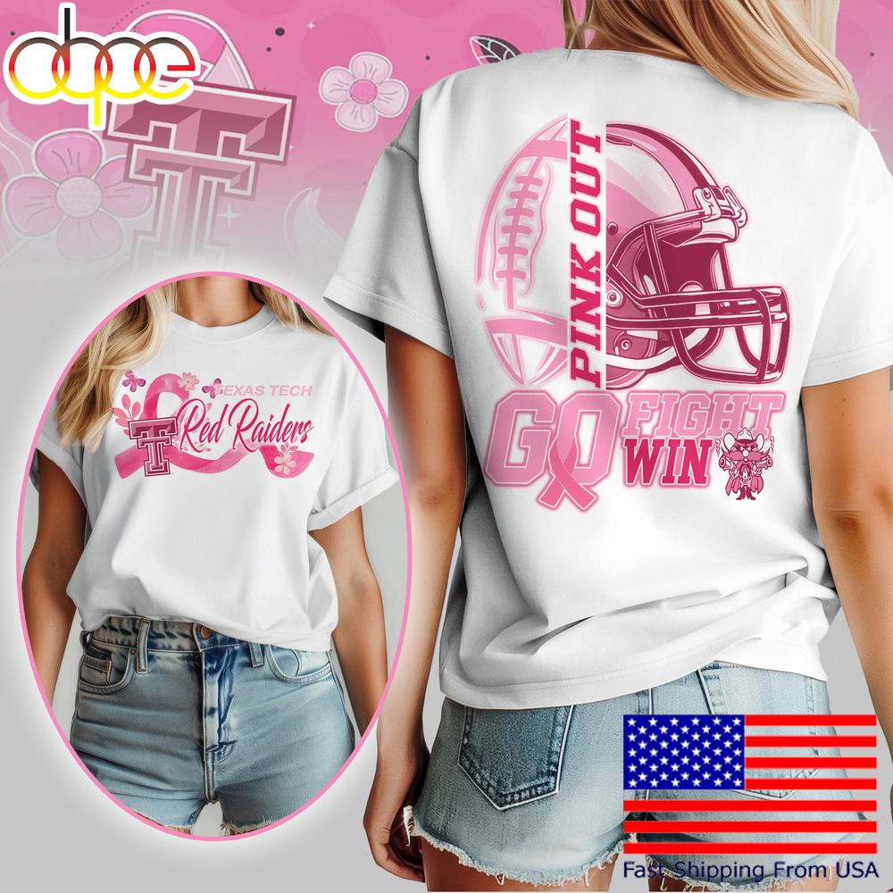 Texas Tech Red Raiders NCAA Tackle Breast Cancer Women's Shirt