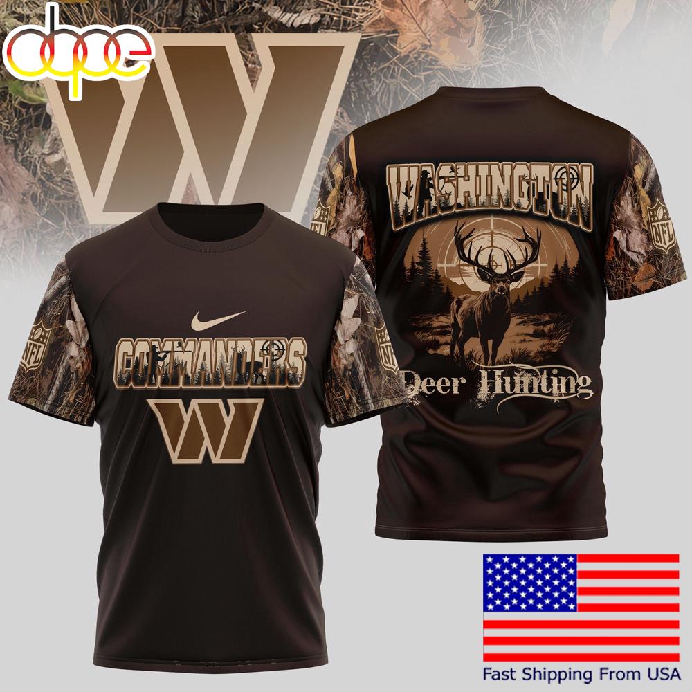 Washington Commanders NFL Deer Hunting In The US T-Shirt