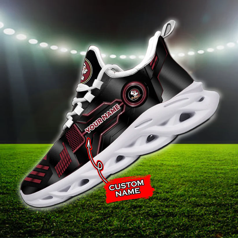 Custom Name Florida State Seminoles Max Soul Shoes For Fans