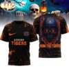 Auburn Tigers Premium NCAA Skeleton Halloween 3D Shirt HI