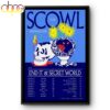 Australia Tour 2025 Scowl Poster Canvas Wall Art Australia Tour 2025 Scowl Poster Canvas Wall Art