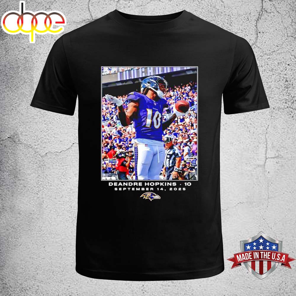 Baltimore Ravens DeAndre Hopkins NFL Flash Features Week 2 Unisex T-Shirt Baltimore Ravens DeAndre Hopkins NFL Flash Features Week 2 Unisex T-Shirt