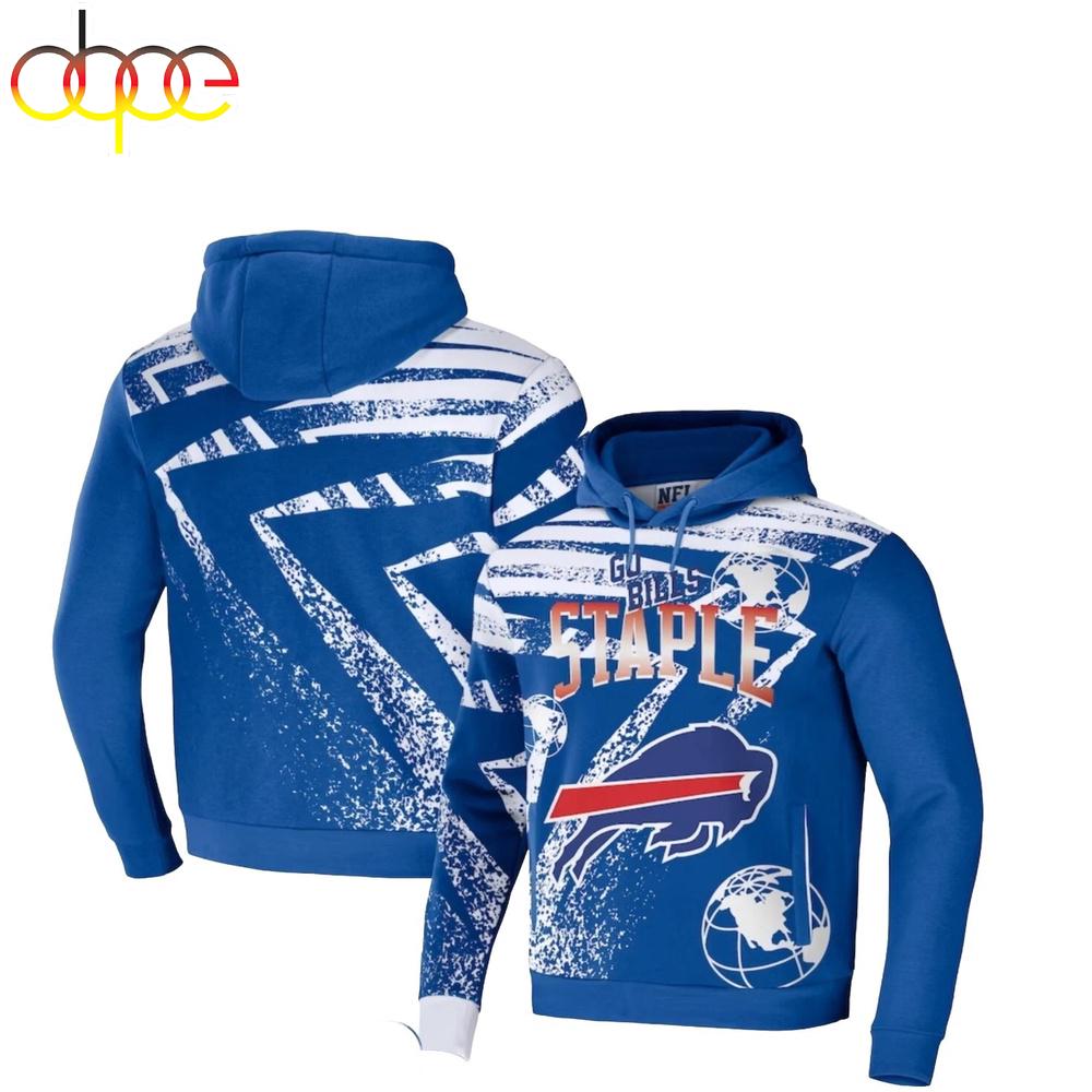 Buffalo Bills NFL x Staple All Over Print Hoodie Shirt