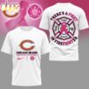 Chicago Bears NFL Firefighter Fight Breast Cancer 3D T-Shirt
