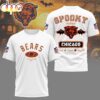 Chicago Bears NFL Spooky Vibes Halloween All Over Print T-Shirt