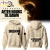 Cleveland Browns x The Weeknd After Hours Tour 2025 All Over Print Hoodie Shirt