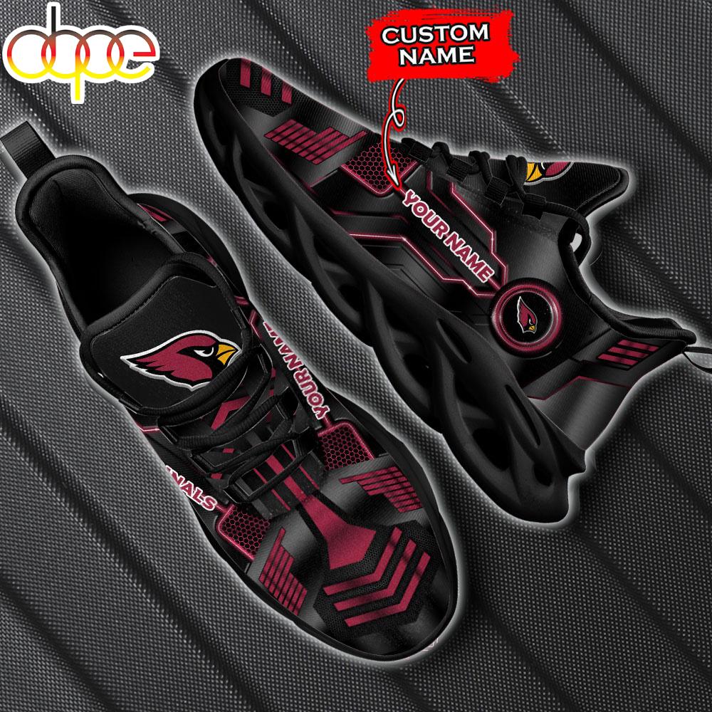Custom Name Arizona Cardinals NFL Max Soul Shoes Gift For Fans