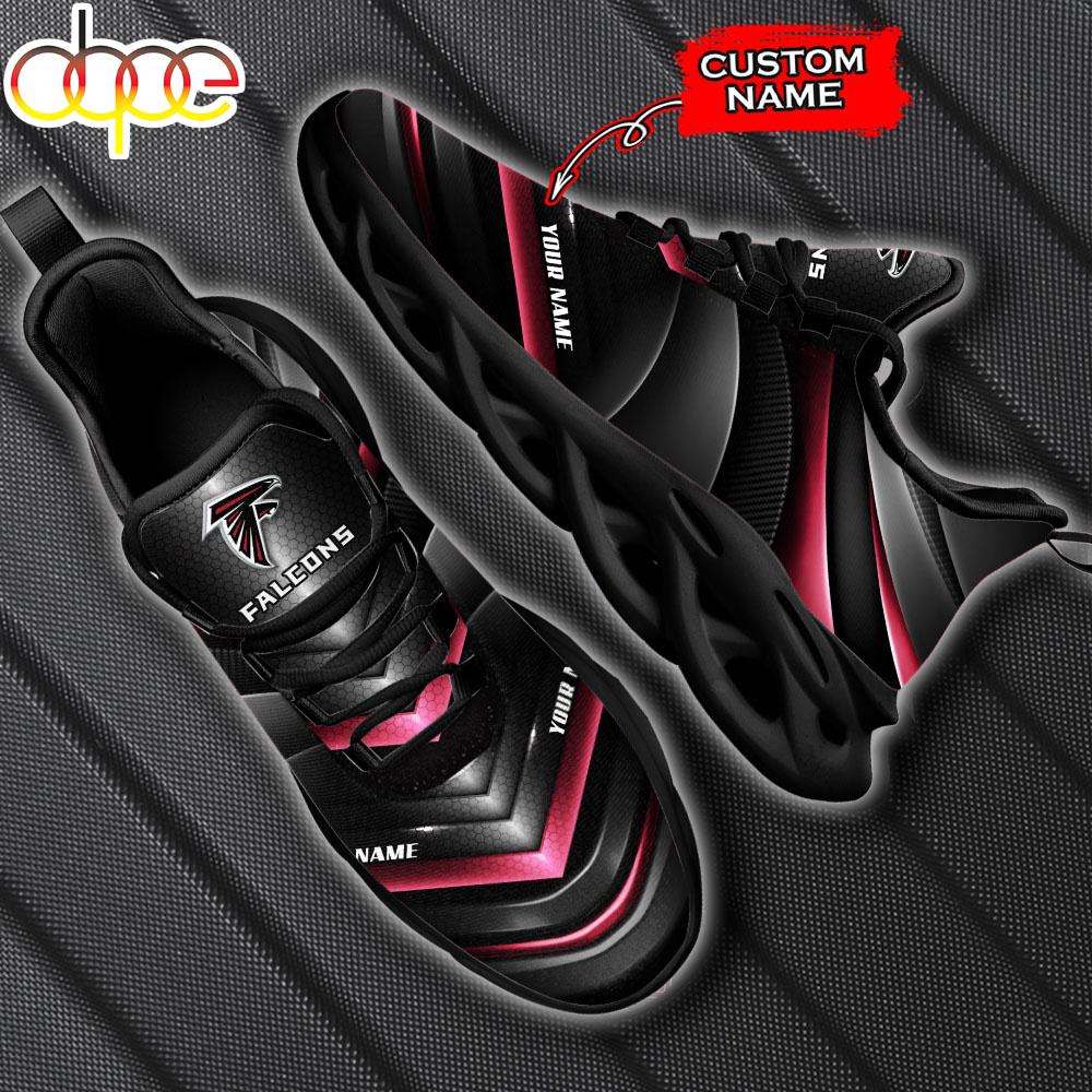 Custom Name Atlanta Falcons Team NFL Max Soul Shoes Gift For Fans