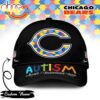 Custom Name Chicago Bears NFL Autism Classic Baseball Cap