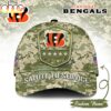 Custom Name Cincinnati Bengals NFL Salute To Service Baseball Cap Custom Name Cincinnati Bengals NFL Salute To Service Baseball Cap