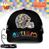 Custom Name Cleveland Browns NFL Autism Classic Baseball Cap Custom Name Cleveland Browns NFL Autism Classic Baseball Cap