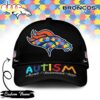 Custom Name Denver Broncos NFL Autism Classic Baseball Cap Custom Name Denver Broncos NFL Autism Classic Baseball Cap