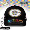 Custom Name Green Bay Packers NFL Autism Classic Baseball Cap