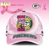 Custom Name Green Bay Packers NFL Breast Cancer Awareness Baseball Cap Custom Name Green Bay Packers NFL Breast Cancer Awareness Baseball Cap
