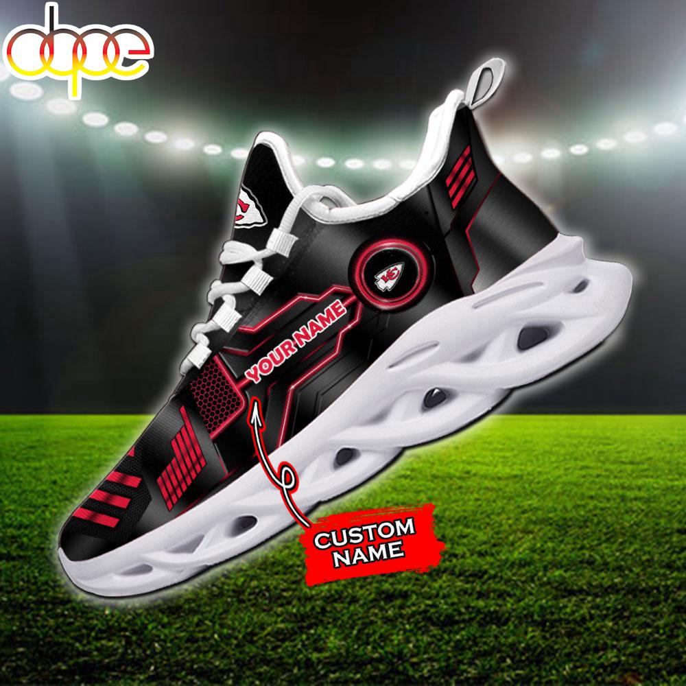Custom Name Kansas City Chiefs NFL Max Soul Shoes Gift For Fans