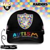 Custom Name Las Vegas Raiders NFL Autism Classic Baseball Cap Custom Name Las Vegas Raiders NFL Autism Classic Baseball Cap