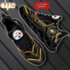 Custom Name Pittsburgh Steelers NFL Max Soul Shoes Gift For Fans