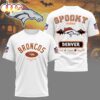 Denver Broncos NFL Spooky Vibes Halloween All Over Print T-Shirt