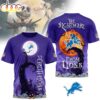 Detroit Lions NFL Halloween The Nightmare All Over Print T-Shirt