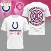 Indianapolis Colts NFL Firefighter Fight Breast Cancer 3D T-Shirt