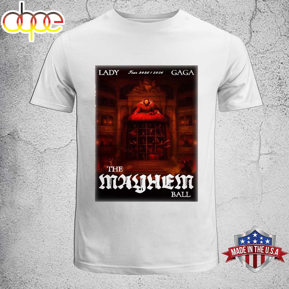 Affiche Lady Gaga The Mayhem Ball Tour 2025 2026 - Opera Haus, Non Encadrée